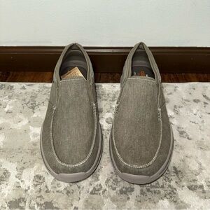 Skechers Extra Wide Fit 65355EWW Men's Slip-On Memory Foam Shoes Gray 14